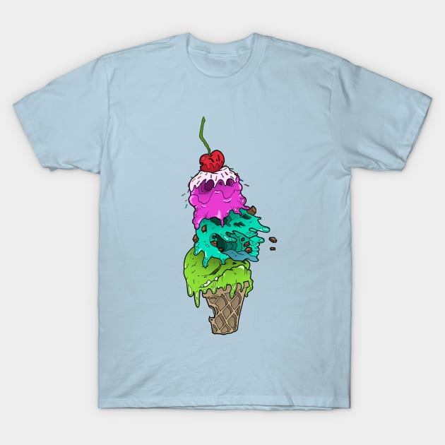 Ice cream pileup T-Shirt by Dark_Illustrator